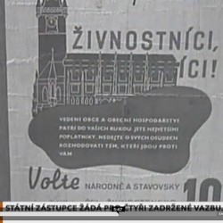 Volebni plakát