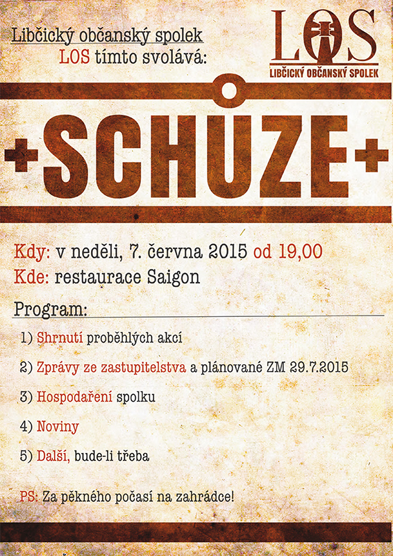 Schůze LOS: červen