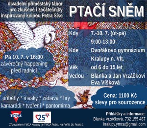 Příměstský tábor: Ptačí sněm @ Dvořákovo gymnázium | Kralupy nad Vltavou | Středočeský kraj | Česká republika