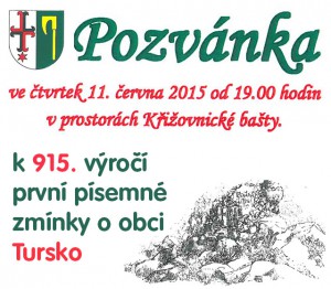 Beseda k 915- výročí 1. zmínky @ Křížovnická bašta, Tursko | Tursko | Středočeský kraj | Česká republika