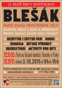 Blešák v Roztokách @ v parku na Tyršově náměstí v Roztokách | Roztoky | Středočeský kraj | Česká republika