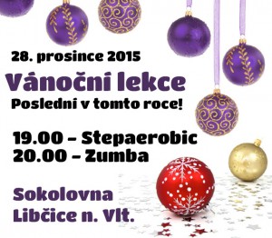 Vánoční lekce: stepaerobic a zumba @ Sokolovna Libčice | Libčice nad Vltavou | Středočeský kraj | Česká republika