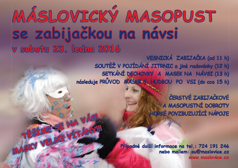 Máslovický masopust @ Máslovice | Máslovice | Středočeský kraj | Česká republika