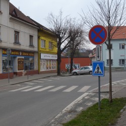 Přechod před radnicí