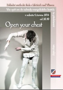 Open your chest @ Zahrada evangelického kostela Libčice | Libčice nad Vltavou | Středočeský kraj | Česká republika