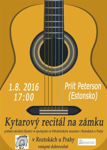 Kytarový koncert v Roztokách @ Historický sál Středočeského muzea v Roztokách | Praha | Hlavní město Praha | Česká republika