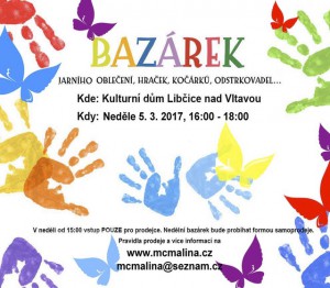 Jarní bazárek dětského zboží @  KD Libčice nad Vltavou | Libčice nad Vltavou | Středočeský kraj | Česká republika