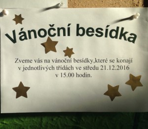 Vánoční besídka dětí a rodičů v MŠ Libčice @ MŠ Libčice