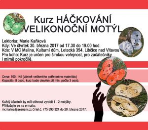 Zrušeno: kurz háčkování @ KD Libčice nad Vltavou | Libčice nad Vltavou | Středočeský kraj | Česká republika