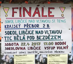 Finále krajské soutěže: 2. třída, skupina B @ Sokolovna Libčice | Libčice nad Vltavou | Středočeský kraj | Česká republika