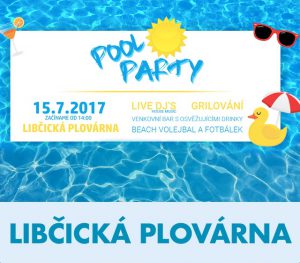 Pool party - přesunuto! @ Libčická plovárna | Libčice nad Vltavou | Středočeský kraj | Česká republika
