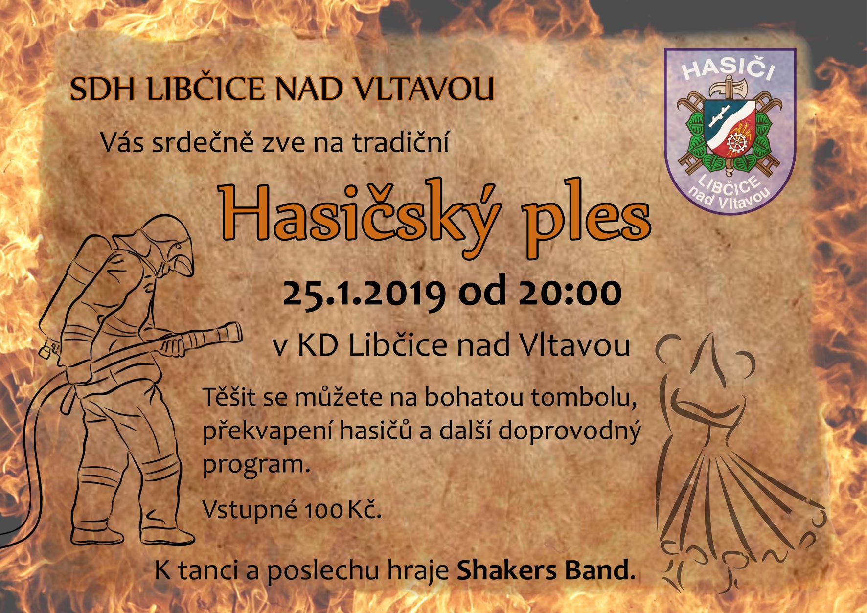 Hasičský ples SDH Libčice @ KD Libčice | Libčice nad Vltavou | Středočeský kraj | Česká republika