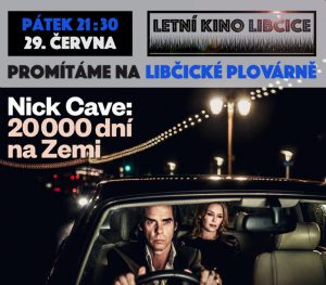 Letní kino: Nick Cave: 20 000 dní na Zemi @ Libčická plovárna | Libčice nad Vltavou | Středočeský kraj | Česká republika