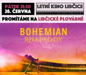 Letní kino: Bohemian Rhapsody @ Libčická plovárna | Libčice nad Vltavou | Středočeský kraj | Česká republika