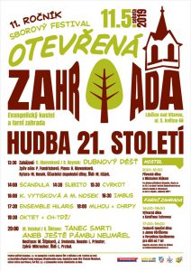 Festival sborového zpěvu Otevřená zahrada - 11. ročník @ Libčice nad Vltavou