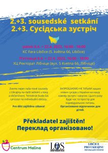 2. a 3. sousedské setkání nejen pro nově příchozí z Ukrajiny @ Kulturní centrum Fara 