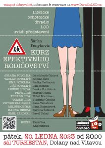 Libčické ochotnické divadlo LOĎ: komedie - KURZ EFEKTIVNÍHO RODIČOVSTVÍ @ Hostinec Turkestán - Dolany nad Vltavou