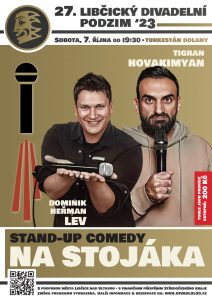 LDP ´23 - Stand-up Comedy “NA STOJÁKA”: Dominik Heřman LEV & Tigran HOVAKIMYAN @ Hostinec Turkestán - Dolany nad Vltavou
