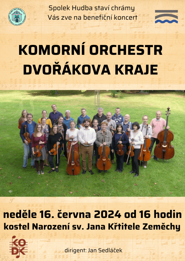 Benefiční koncert Komorního orchestru Dvořákova kraje @ Zeměchy