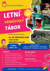 Příměstský tábor s Malinou - červenec @ KC Fara Libčice 