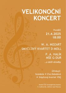 Velikonoční koncert v evangelickém kostele @ Kostel ČCE