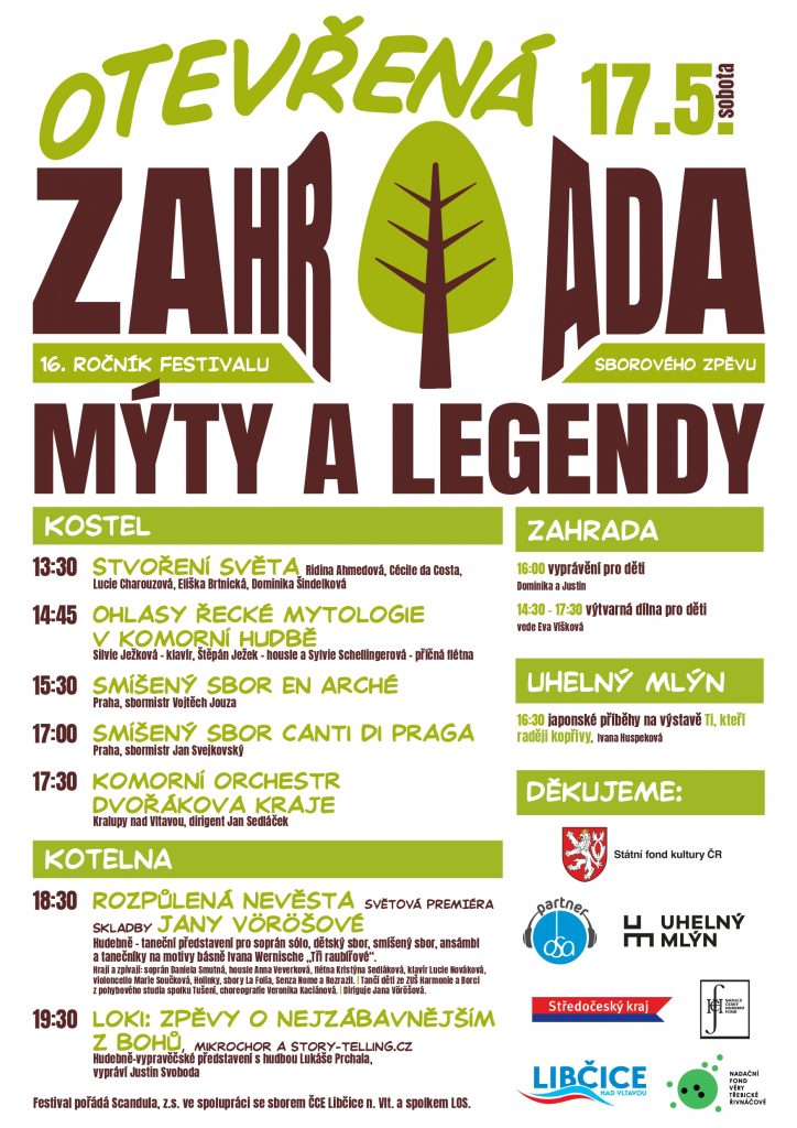 16. ročník festivalu Otevřená zahrada @ Kostel ČCE, Uhelný mlýn a Kotelna