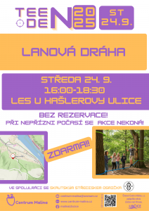 TeenDen - lanová dráha @ les nad Hašlerovou ulicí 