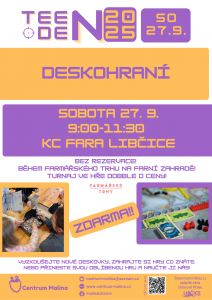 TeenDen - Deskohraní @ KC Fara Libčice