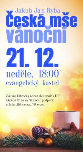 Česká mše vánoční v evangelickém kostele